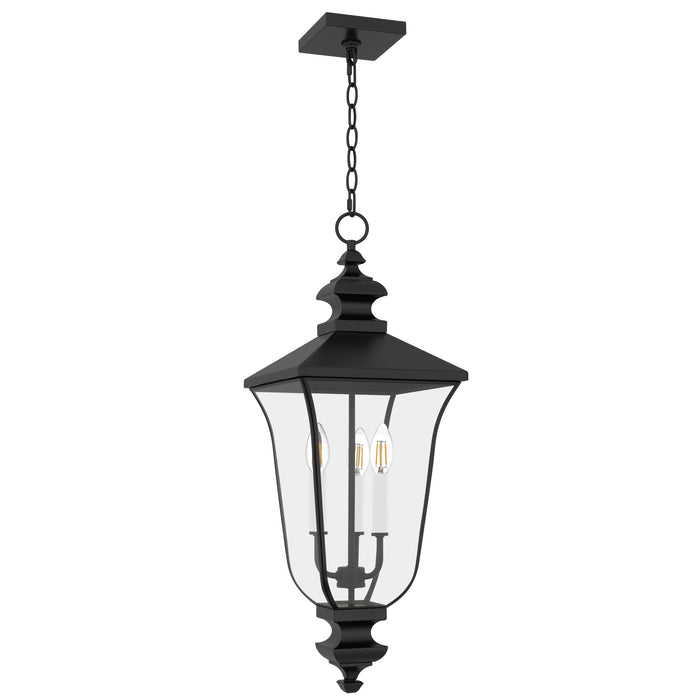 Myhouse Lighting Quoizel - FARL1910MBK - Three Light Outdoor Hanging Lantern - Farley - Matte Black