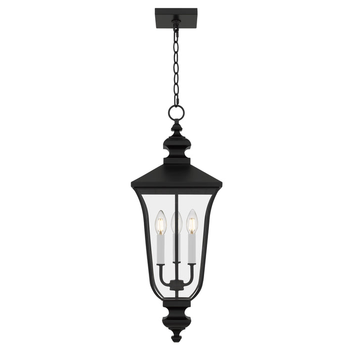 Myhouse Lighting Quoizel - FARL1910MBK - Three Light Outdoor Hanging Lantern - Farley - Matte Black