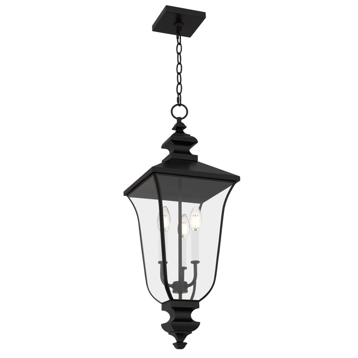 Myhouse Lighting Quoizel - FARL1910MBK - Three Light Outdoor Hanging Lantern - Farley - Matte Black