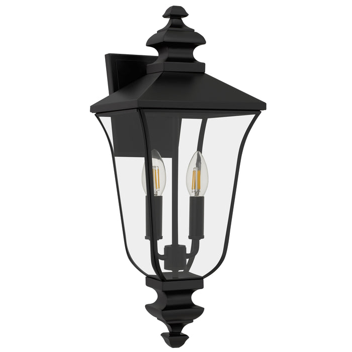 Myhouse Lighting Quoizel - FARL8408MBK - Two Light Outdoor Wall Lantern - Farley - Matte Black