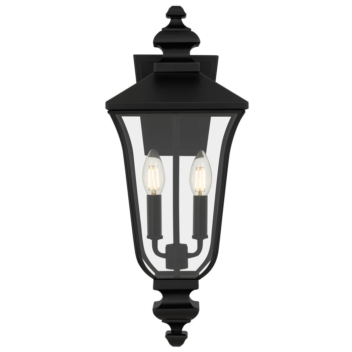 Myhouse Lighting Quoizel - FARL8408MBK - Two Light Outdoor Wall Lantern - Farley - Matte Black