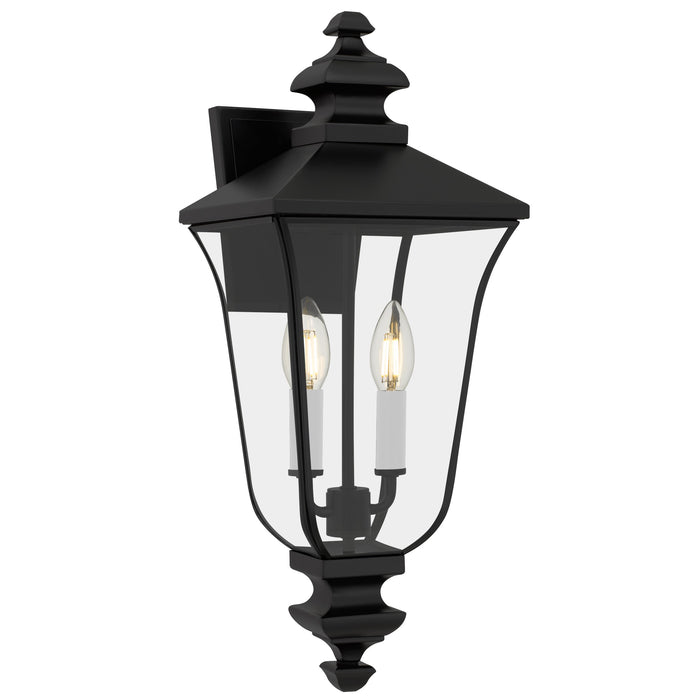 Myhouse Lighting Quoizel - FARL8408MBK - Two Light Outdoor Wall Lantern - Farley - Matte Black