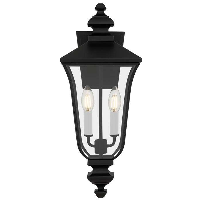 Myhouse Lighting Quoizel - FARL8408MBK - Two Light Outdoor Wall Lantern - Farley - Matte Black