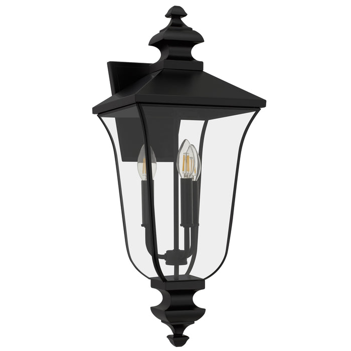 Myhouse Lighting Quoizel - FARL8410MBK - Three Light Outdoor Wall Lantern - Farley - Matte Black
