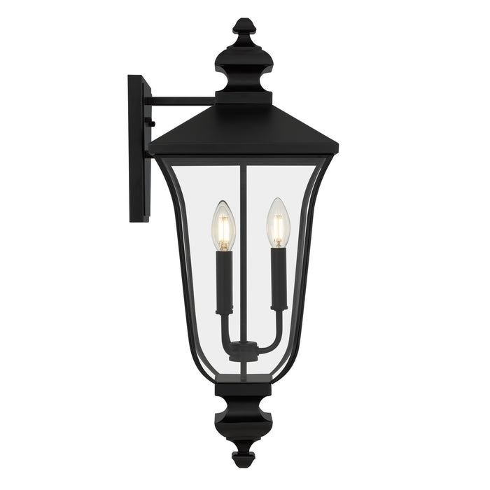 Myhouse Lighting Quoizel - FARL8410MBK - Three Light Outdoor Wall Lantern - Farley - Matte Black