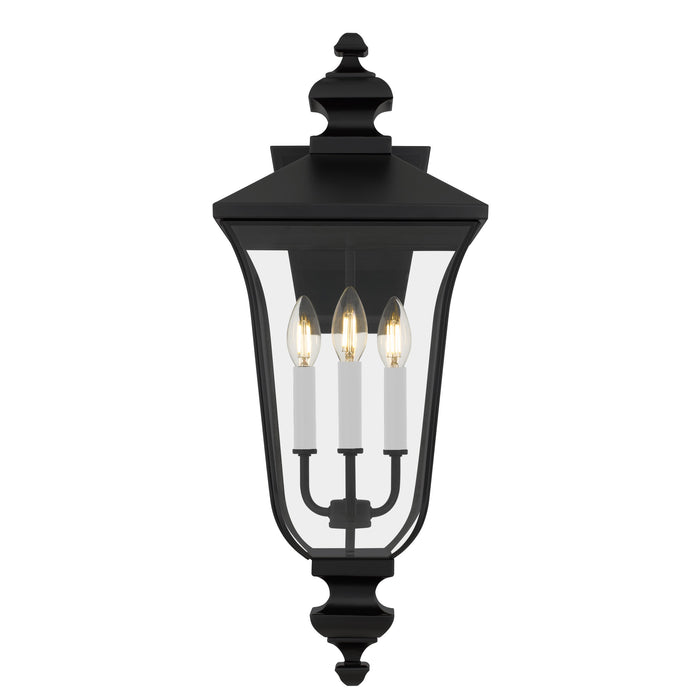Myhouse Lighting Quoizel - FARL8410MBK - Three Light Outdoor Wall Lantern - Farley - Matte Black