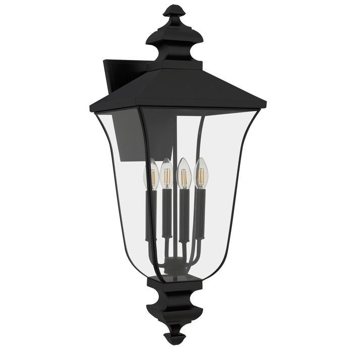 Myhouse Lighting Quoizel - FARL8412MBK - Four Light Outdoor Wall Lantern - Farley - Matte Black