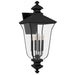 Myhouse Lighting Quoizel - FARL8412MBK - Four Light Outdoor Wall Lantern - Farley - Matte Black