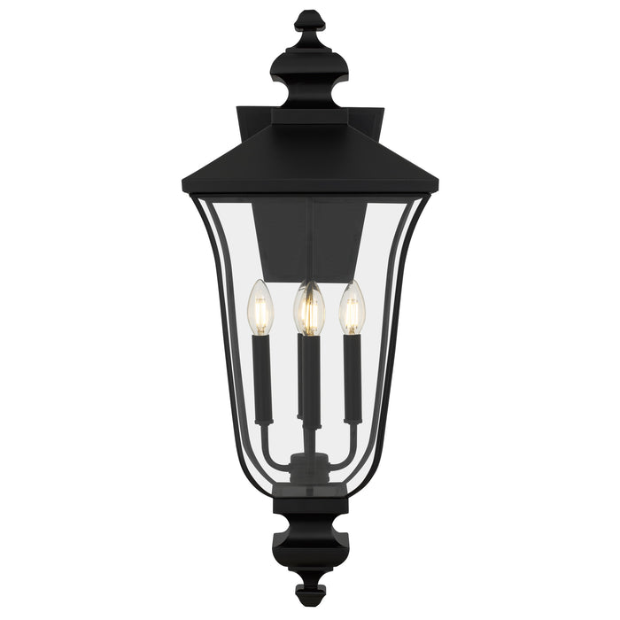 Myhouse Lighting Quoizel - FARL8412MBK - Four Light Outdoor Wall Lantern - Farley - Matte Black