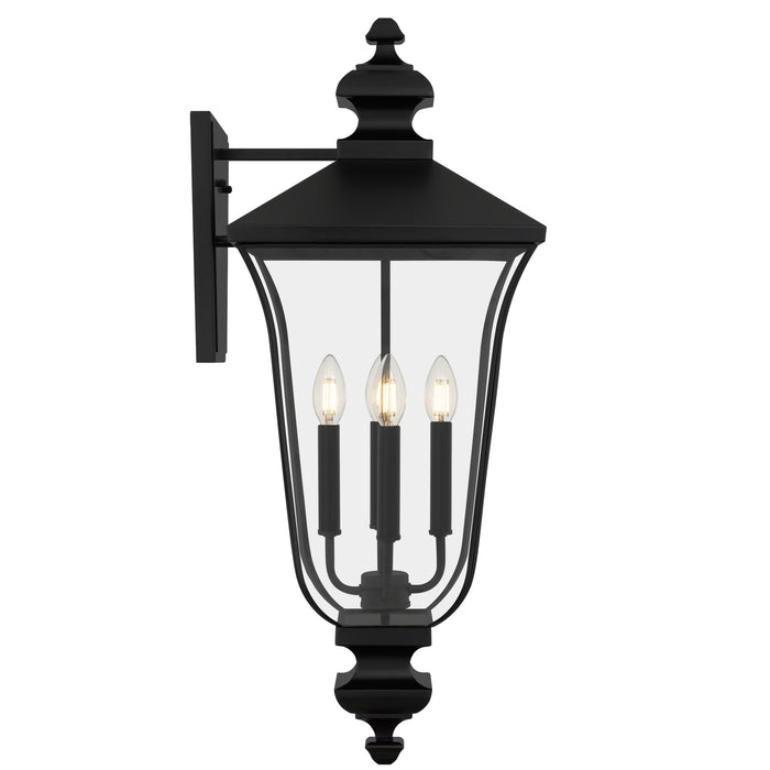 Myhouse Lighting Quoizel - FARL8412MBK - Four Light Outdoor Wall Lantern - Farley - Matte Black