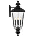 Myhouse Lighting Quoizel - FARL8412MBK - Four Light Outdoor Wall Lantern - Farley - Matte Black