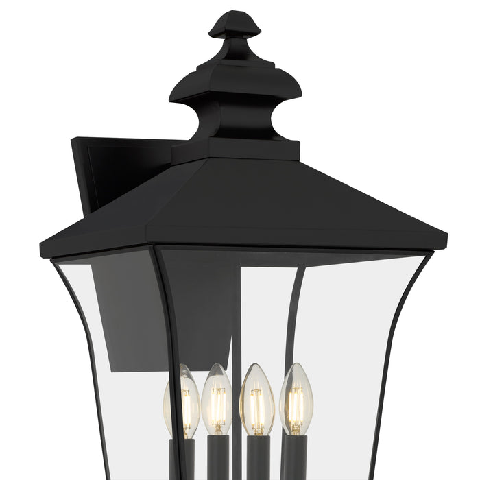 Myhouse Lighting Quoizel - FARL8412MBK - Four Light Outdoor Wall Lantern - Farley - Matte Black
