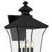 Myhouse Lighting Quoizel - FARL8412MBK - Four Light Outdoor Wall Lantern - Farley - Matte Black