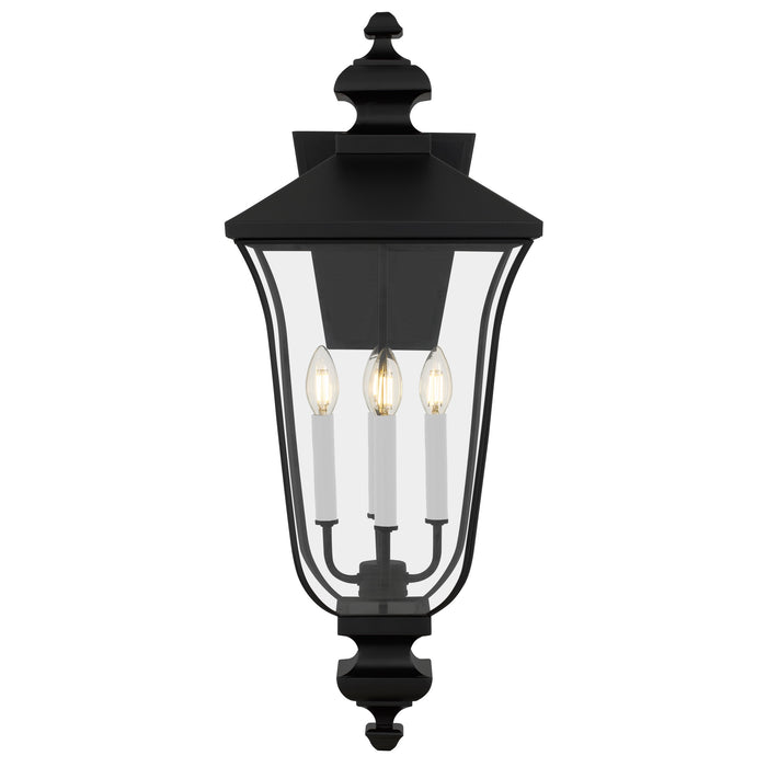Myhouse Lighting Quoizel - FARL8412MBK - Four Light Outdoor Wall Lantern - Farley - Matte Black