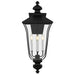 Myhouse Lighting Quoizel - FARL8412MBK - Four Light Outdoor Wall Lantern - Farley - Matte Black