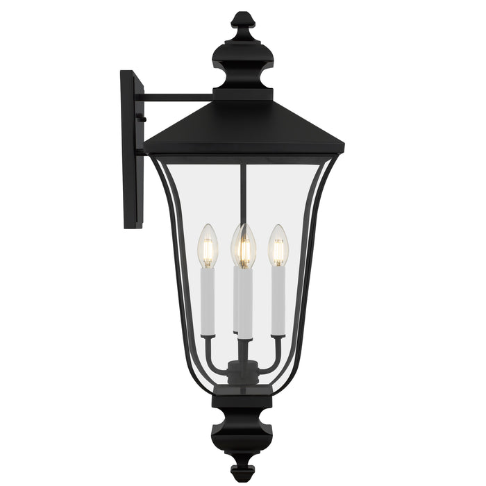 Myhouse Lighting Quoizel - FARL8412MBK - Four Light Outdoor Wall Lantern - Farley - Matte Black