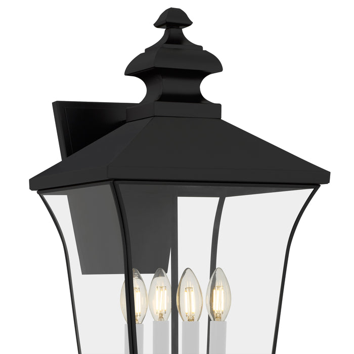 Myhouse Lighting Quoizel - FARL8412MBK - Four Light Outdoor Wall Lantern - Farley - Matte Black