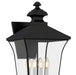 Myhouse Lighting Quoizel - FARL8412MBK - Four Light Outdoor Wall Lantern - Farley - Matte Black
