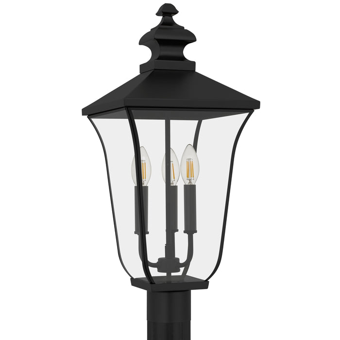 Myhouse Lighting Quoizel - FARL9010MBK - Three Light Outdoor Post Lantern - Farley - Matte Black