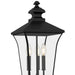Myhouse Lighting Quoizel - FARL9010MBK - Three Light Outdoor Post Lantern - Farley - Matte Black