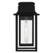 Myhouse Lighting Quoizel - GARN8408MBK - One Light Outdoor Wall Lantern - Garner - Matte Black