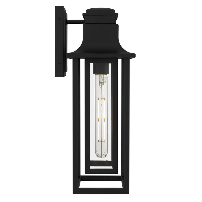 Myhouse Lighting Quoizel - GARN8408MBK - One Light Outdoor Wall Lantern - Garner - Matte Black