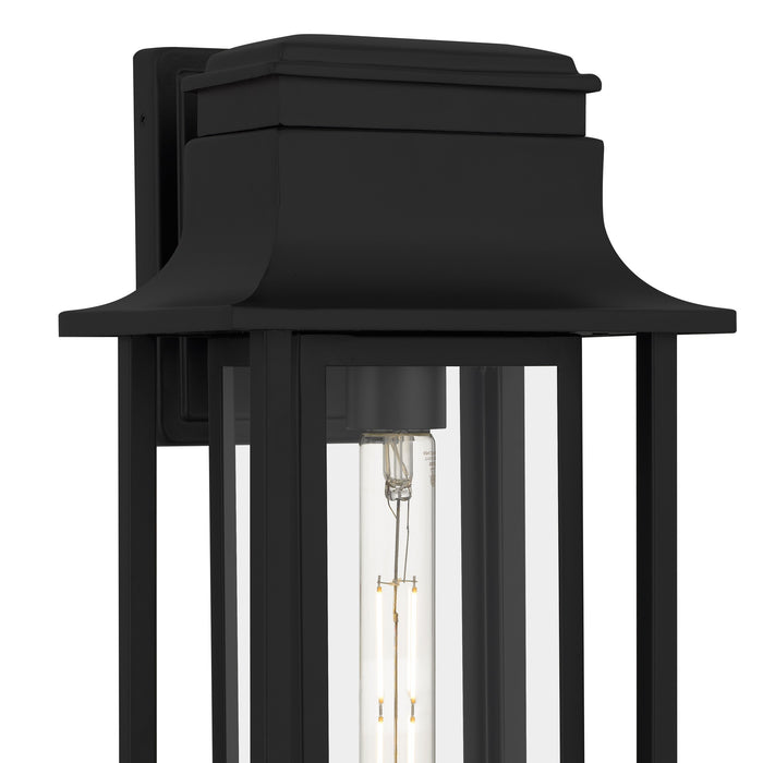 Myhouse Lighting Quoizel - GARN8408MBK - One Light Outdoor Wall Lantern - Garner - Matte Black