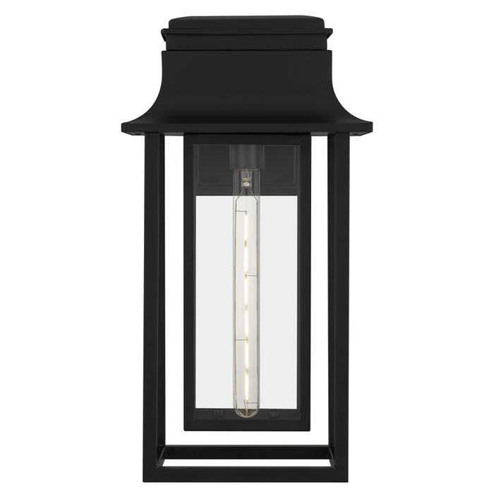 Myhouse Lighting Quoizel - GARN8410MBK - One Light Outdoor Wall Lantern - Garner - Matte Black