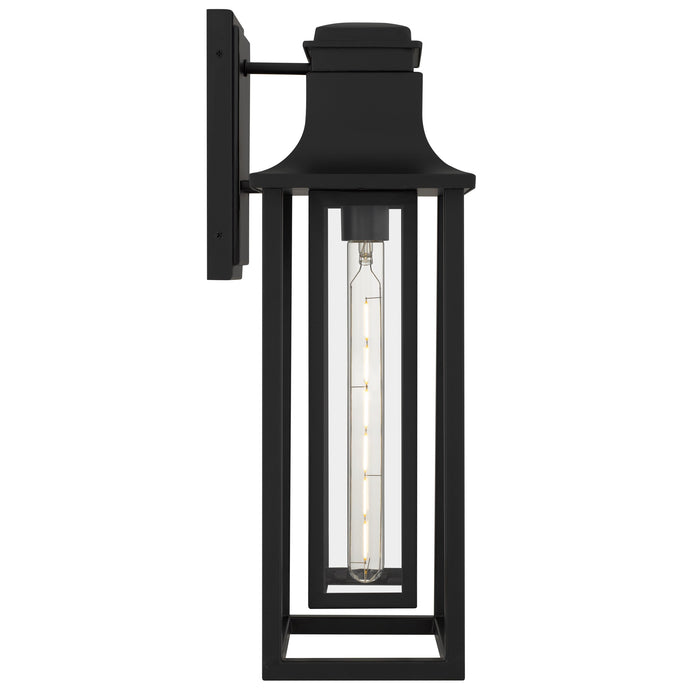 Myhouse Lighting Quoizel - GARN8410MBK - One Light Outdoor Wall Lantern - Garner - Matte Black