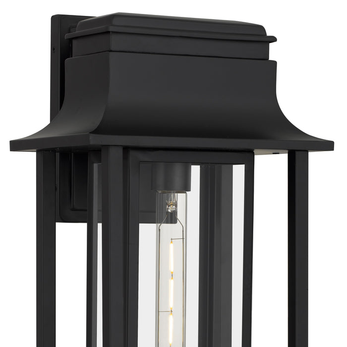 Myhouse Lighting Quoizel - GARN8410MBK - One Light Outdoor Wall Lantern - Garner - Matte Black