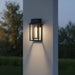 Myhouse Lighting Quoizel - GARN8410MBK - One Light Outdoor Wall Lantern - Garner - Matte Black