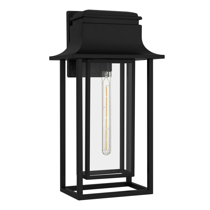 Myhouse Lighting Quoizel - GARN8412MBK - One Light Outdoor Wall Lantern - Garner - Matte Black