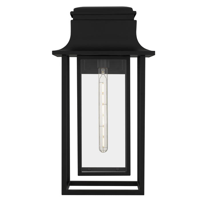 Myhouse Lighting Quoizel - GARN8412MBK - One Light Outdoor Wall Lantern - Garner - Matte Black