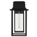 Myhouse Lighting Quoizel - GARN8412MBK - One Light Outdoor Wall Lantern - Garner - Matte Black