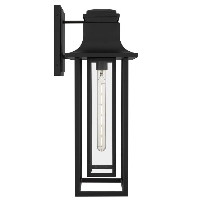 Myhouse Lighting Quoizel - GARN8412MBK - One Light Outdoor Wall Lantern - Garner - Matte Black