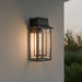 Myhouse Lighting Quoizel - GARN8412MBK - One Light Outdoor Wall Lantern - Garner - Matte Black