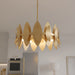 Myhouse Lighting Quoizel - HAY2827GFL - Six Light Pendant - Hayley - Gold Leaf