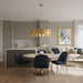 Myhouse Lighting Quoizel - HAY2837GFL - Six Light Pendant - Hayley - Gold Leaf