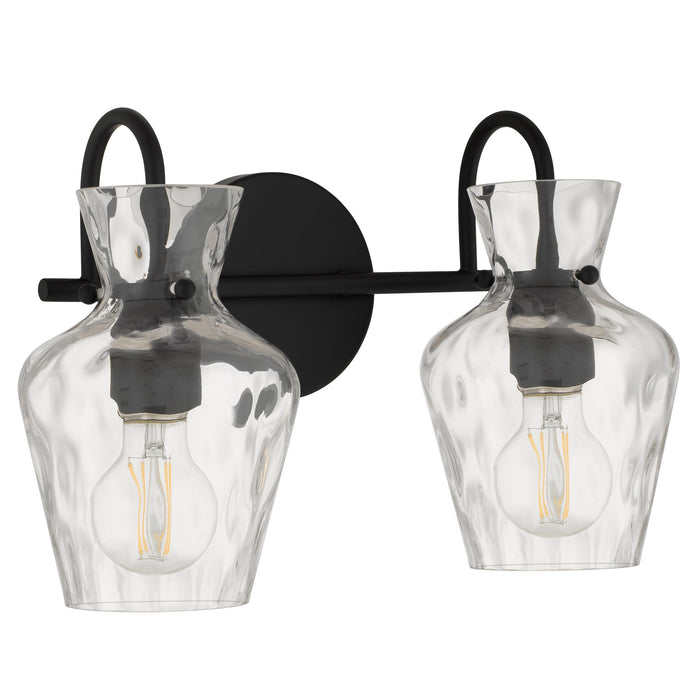 Myhouse Lighting Quoizel - HLL8614MBK - Two Light Vanity - Hollis - Matte Black