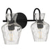Myhouse Lighting Quoizel - HLL8614MBK - Two Light Vanity - Hollis - Matte Black
