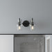 Myhouse Lighting Quoizel - HLL8614MBK - Two Light Vanity - Hollis - Matte Black