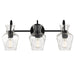 Myhouse Lighting Quoizel - HLL8622MBK - Three Light Vanity - Hollis - Matte Black