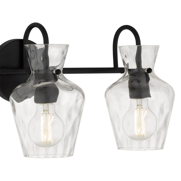 Myhouse Lighting Quoizel - HLL8622MBK - Three Light Vanity - Hollis - Matte Black