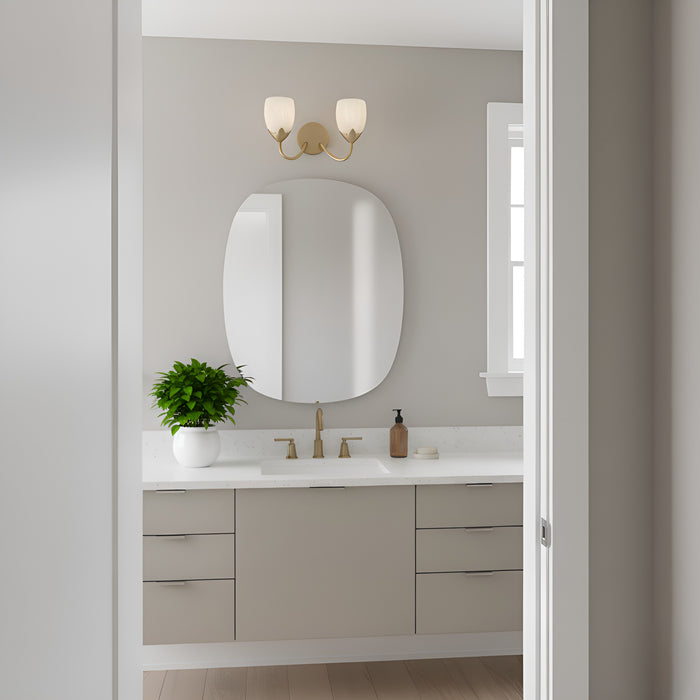 Myhouse Lighting Quoizel - JACO8616BGD - Two Light Vanity - Jacobs - Bronze Gold