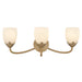 Myhouse Lighting Quoizel - JACO8624BGD - Three Light Vanity - Jacobs - Bronze Gold