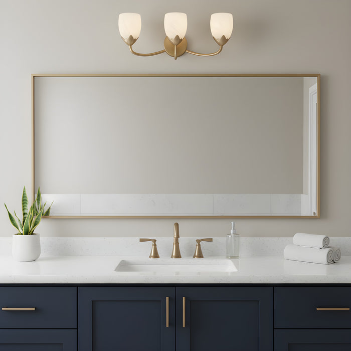 Myhouse Lighting Quoizel - JACO8624BGD - Three Light Vanity - Jacobs - Bronze Gold