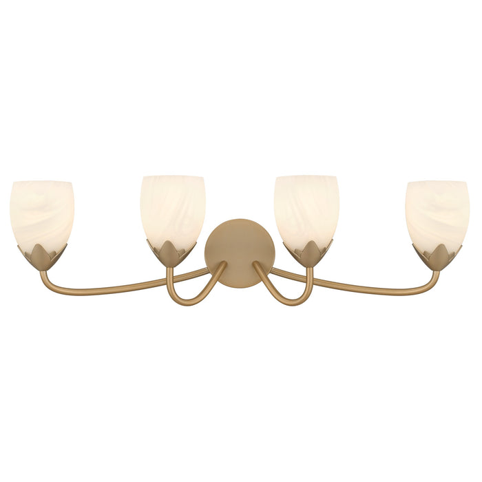 Myhouse Lighting Quoizel - JACO8632BGD - Four Light Vanity - Jacobs - Bronze Gold