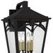 Myhouse Lighting Quoizel - JAX8410WT - Four Light Outdoor Wall Lantern - Jaxon - Western Bronze