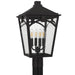 Myhouse Lighting Quoizel - JAX9010WT - Four Light Outdoor Post Lantern - Jaxon - Western Bronze