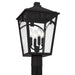 Myhouse Lighting Quoizel - JAX9010WT - Four Light Outdoor Post Lantern - Jaxon - Western Bronze